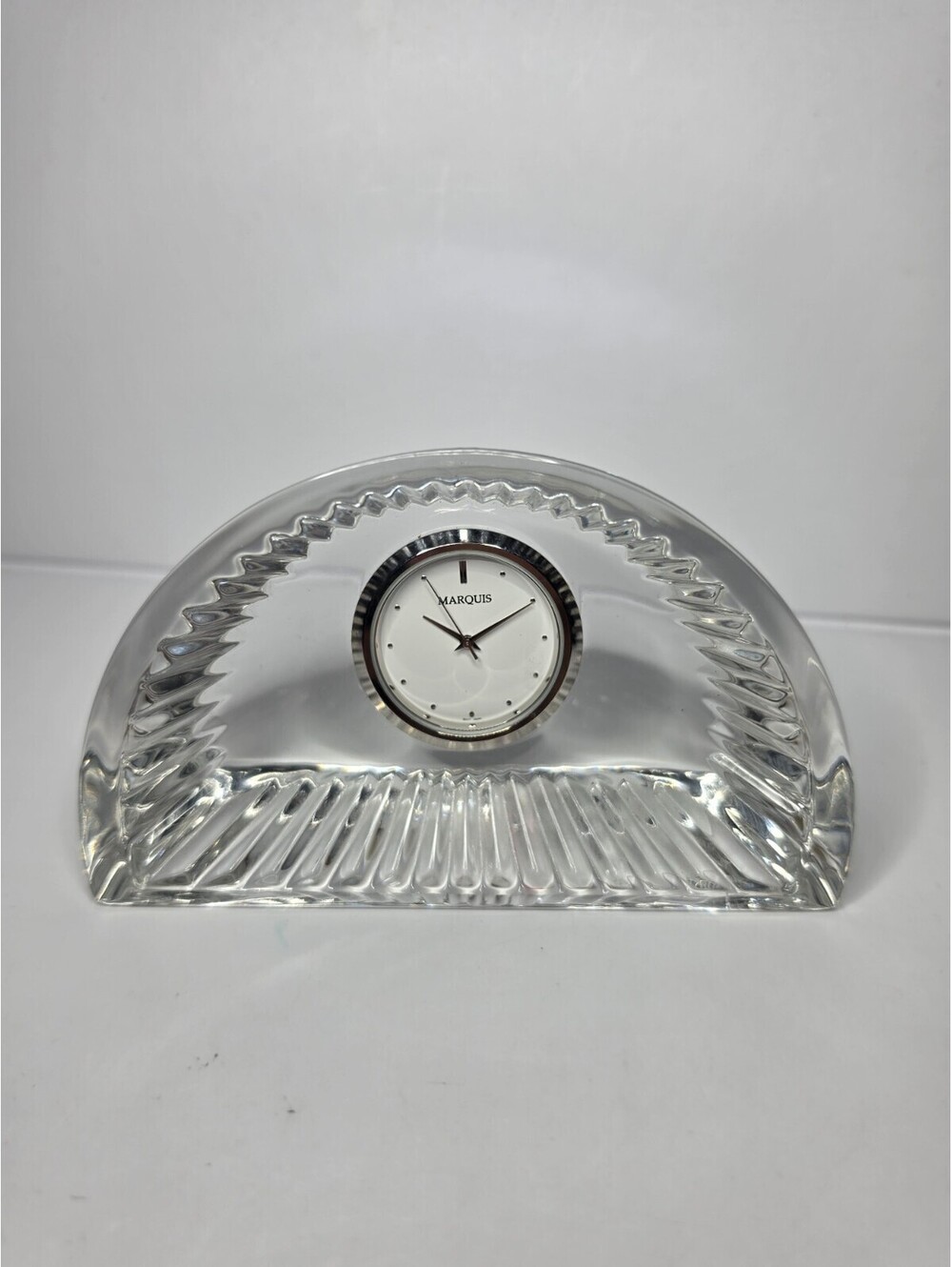 Marquis by Waterford Crystal HALF CIRCLE Clock - Germany